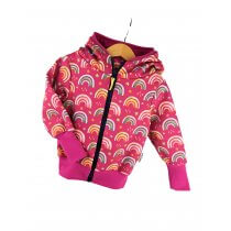 Softshelljacke Regenbogen beere