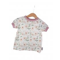 T-Shirt Feinripp Blümchen 86/92