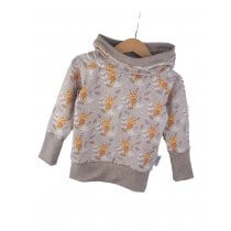 Hoodie Giraffenkopf beige