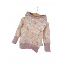 Hoodie Blümchen altrosa