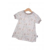 Kurzarmkleid Blümchen sand 86/92