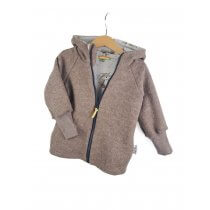Walkjacke braun meliert mit Waldfüchse