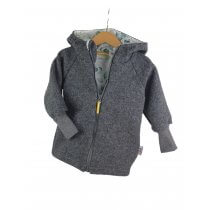 Walkjacke grau mit Eukalyptus