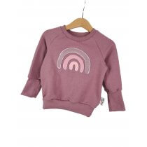 Pullover Regenbogen altrosa