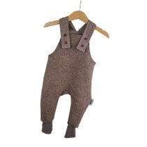 Walklatzhose braun meliert  86/92