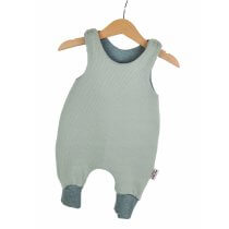 Strampler Waffeljersey mint