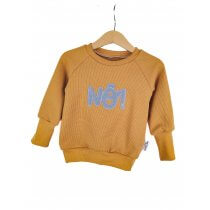 Pullover Nö Patch Waffeljersey curry