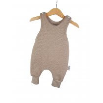 Strampler Waffeljersey sand meliert