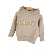 Hoodie Ciao-Patch sand 86/92