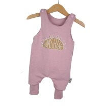 Strampler Sunshine-Patch rosa