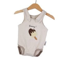 Sommerstrampler Eis-Patch sand