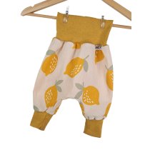 Pumphose Musselin Zitronentraum 68/74