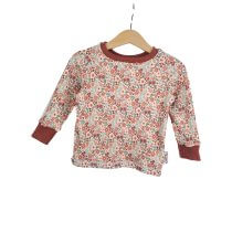 Langarmshirt Feinripp Blumentraum