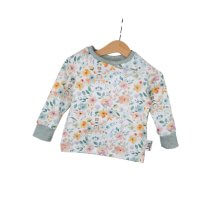 Langarmshirt Sommerblumen 74/80