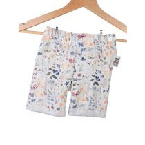 Kurze Shorts Musselin Sommerblumen