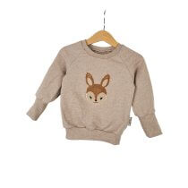 Pullover Reh-Patch sand 86/92 