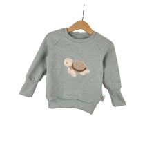 Pullover Schildkröte-Patch mint