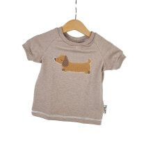 T-Shirt Dackelliebling-Patch 74/80