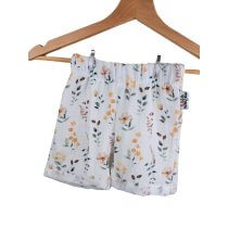 Kurze Shorts Musselin Streublumen 86/92