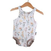 Sommerstrampler Musselin Streublumen 74/80