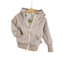 Indi Leinenjacke sand mit Zitronen