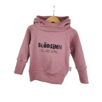 Hoodie Blödsinn All Day long altrosa 86/92 