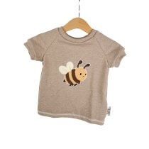 T-Shirt Biene-Patch sand