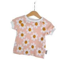 T-Shirt Feinripp Gänseblümchen 74/80
