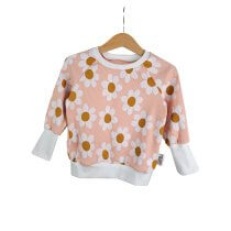 Pullover Feinripp Gänseblümchen 86/92
