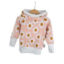 Hoodie Feinripp Gänseblümchen 86/92