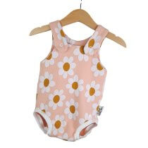 Sommerstrampler Feinripp Gänseblümchen 74/80