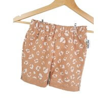 Kurze Shorts Musselin Leo zimt 86/92