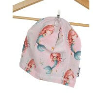 Beanie Meerjungfrauen rosa 46-48