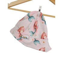 Sommermütze Meerjungfrauen rosa 46-48