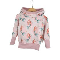 Hoodie Meerjungfrauen rosa 86/92