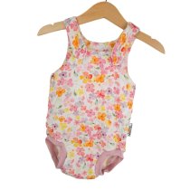 Sommerstrampler Musselin Blümchen bunt 74/80
