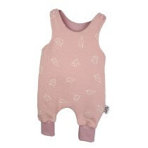 Strampler Waffel Elefanten rosa 62