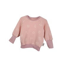 Pullover Waffel Elefanten rosa 86/92