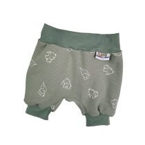 Kurze Hose Waffel Elefanten altmint  74/80
