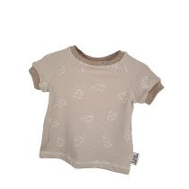 T-Shirt Waffel Elefanten sand 74/80