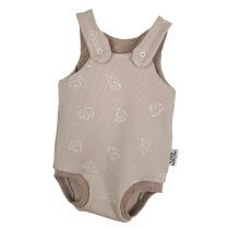 Sommerstrampler Waffel Elefanten sand 74/80