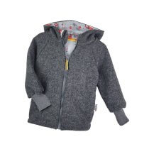 Walkjacke grau mit Helferfahrzeuge