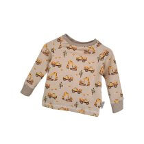 Langarmshirt Baustelle sand