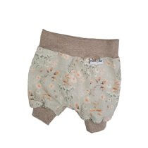 Kurze Hose Musselin Blümchen sand 74/80