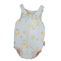 Sommerstrampler Musselin Zitronen  74/80