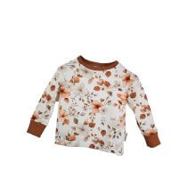 Langarmshirt Herbstblumen
