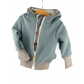Walkjacke mint mit Fuchs & Reh