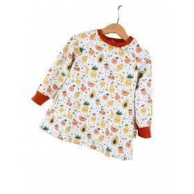 Langarmkleid Fruitparty