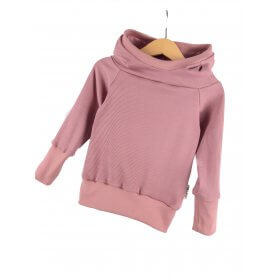Hoodie Feinripp altrosa