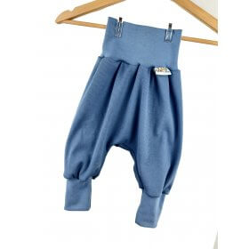 Pumphose Feinripp rauchblau